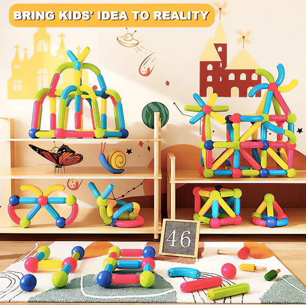 MagnaSticks | Magnetic Sticks Building Blocks For Kids