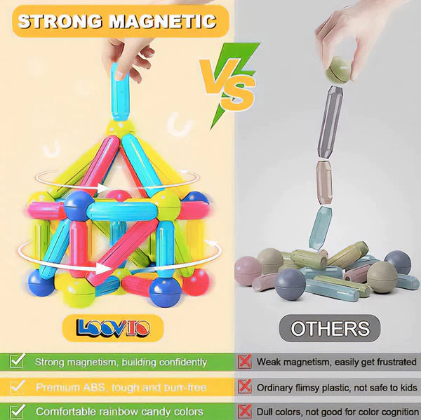 MagnaSticks | Magnetic Sticks Building Blocks For Kids